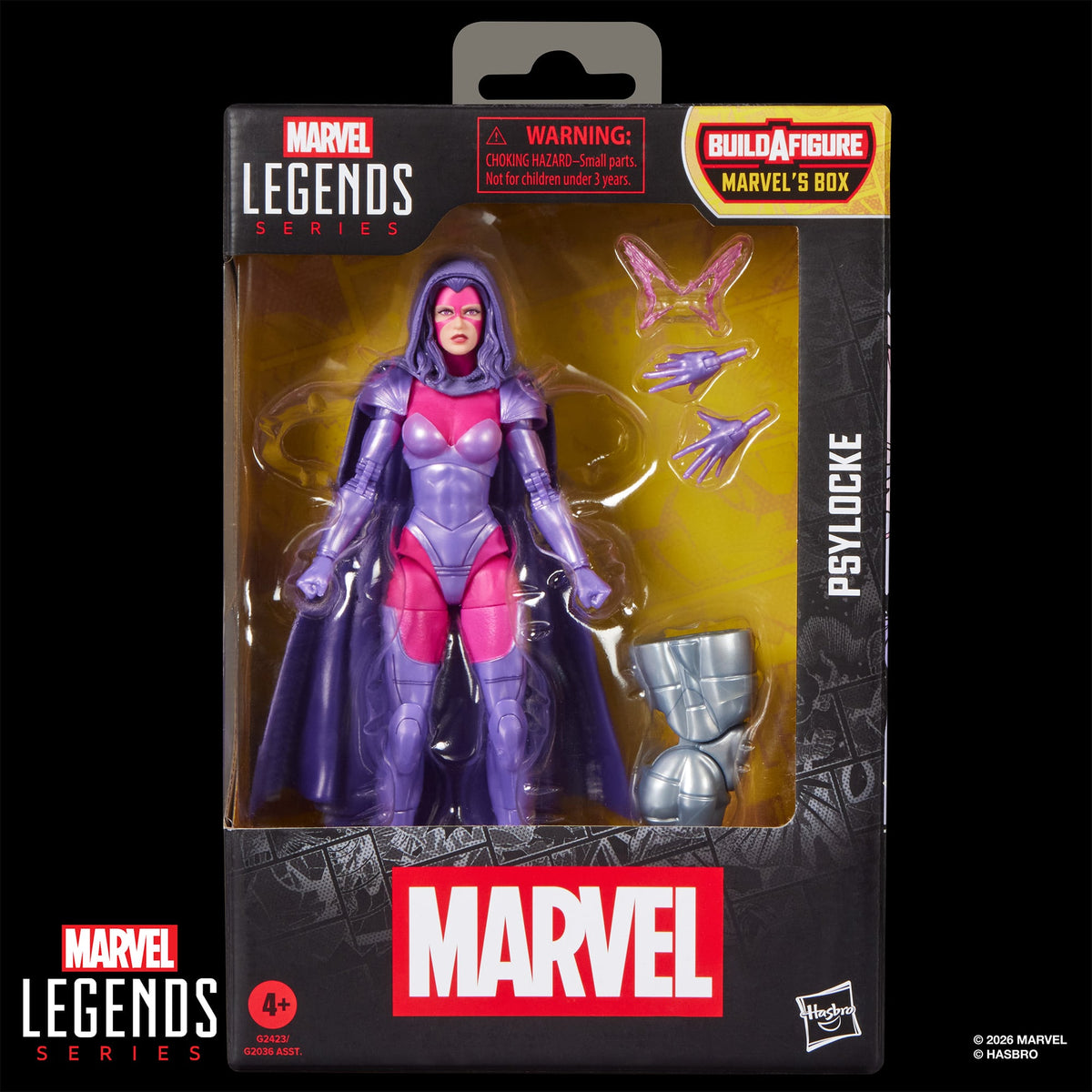 Hasbro Marvel Legends X-Men Psylocke Action Figure (Marvel's Box BAF) - View 11