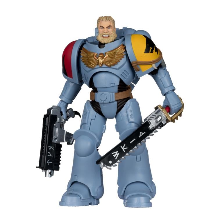 McFarlane Toys Warhammer 40,000 Space Wolves Grey Hunter Plastic Action Figure - View 6