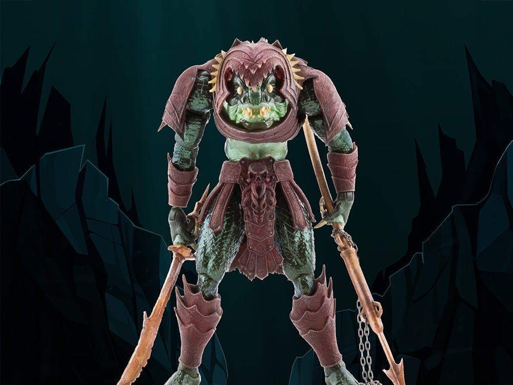 Harvinger Studios Savage Crucible League Striker Pirahnoid Action Figure with 30 Articulation Points - View 2