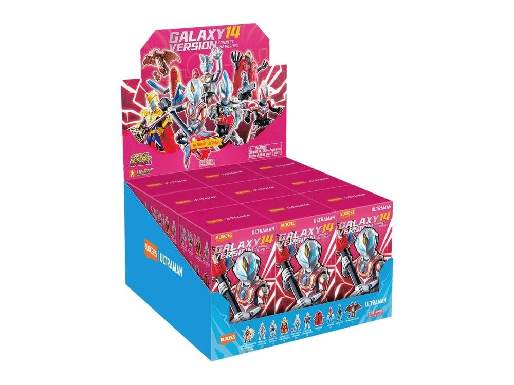 Blokees Ultraman Galaxy Version Vol.14 Connect The Wishes Box of 9 Random Model Kits - View 2