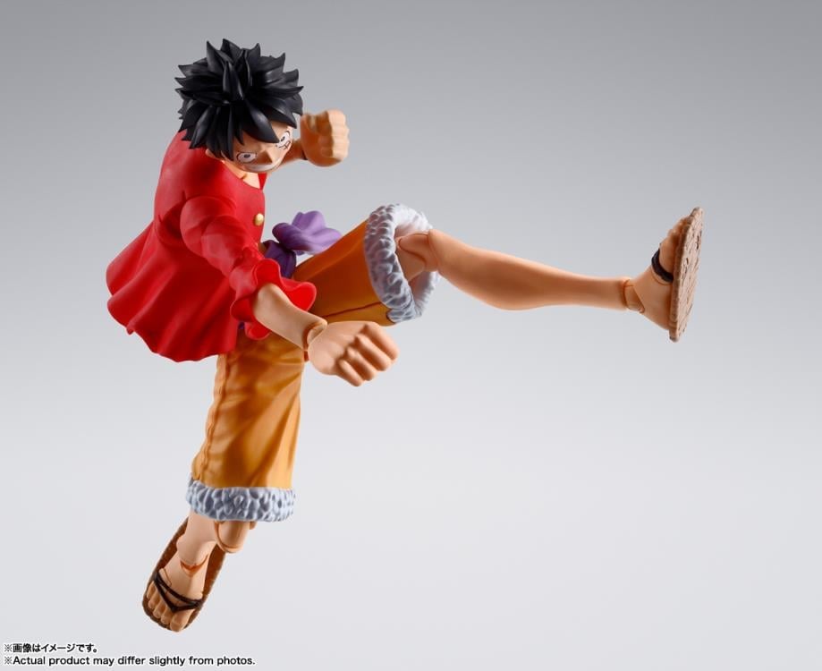 Bandai Tamashii Nations S.H.Figuarts One Piece Monkey D. Luffy The Raid on Onigashima Action Figure - View 10