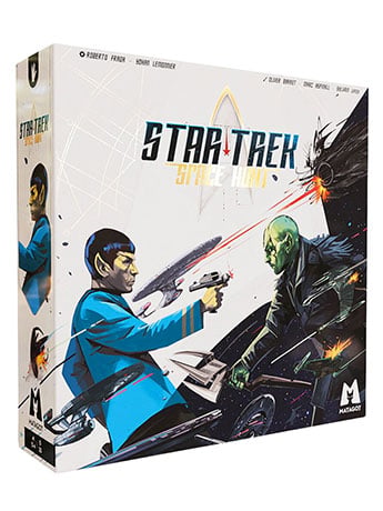 Matagot Star Trek Space Hunt Board Game with Kirk, Spock, Picard, Data and Khan