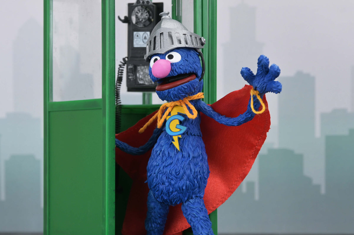 NECA Sesame Street Ultimate Super Grover Plastic Action Figure - View 10