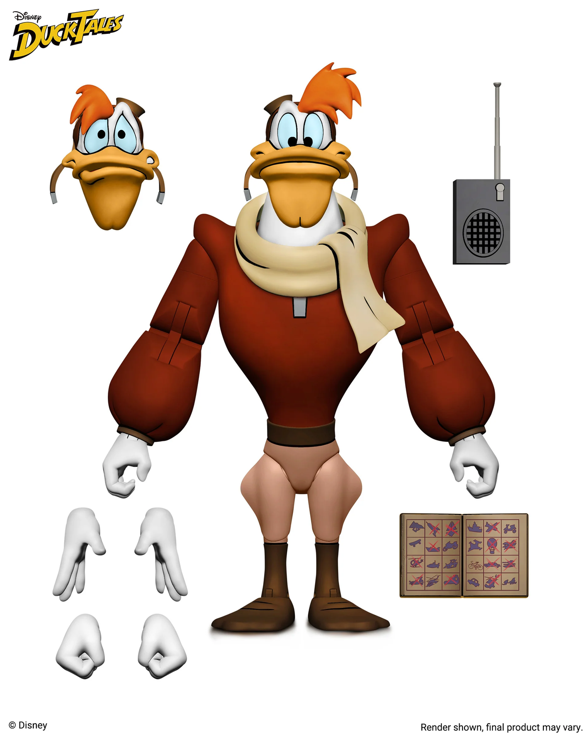 NECA DuckTales Ultimate Launchpad McQuack Action Figure - View 7