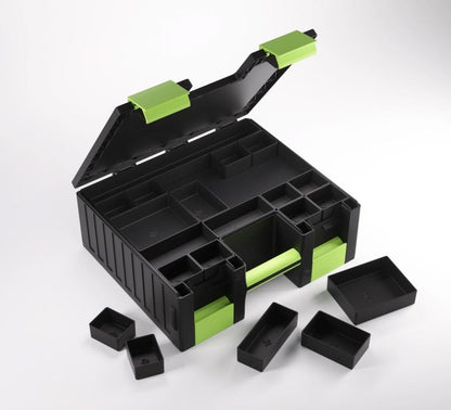 Gamegenic Game Castle (Black/Green) Storage Box for Board Games - View 14