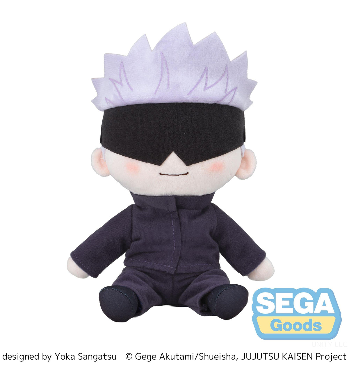 Sega Jujutsu Kaisen 5th Anniversary Fuwa Petit Satoru Gojo Medium Plush - View 3