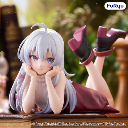 FuRyu Wandering Witch: The Journey of Elaina Elaina (Lying Down Ver.) Noodle Stopper Figure 4-Inch - View 5