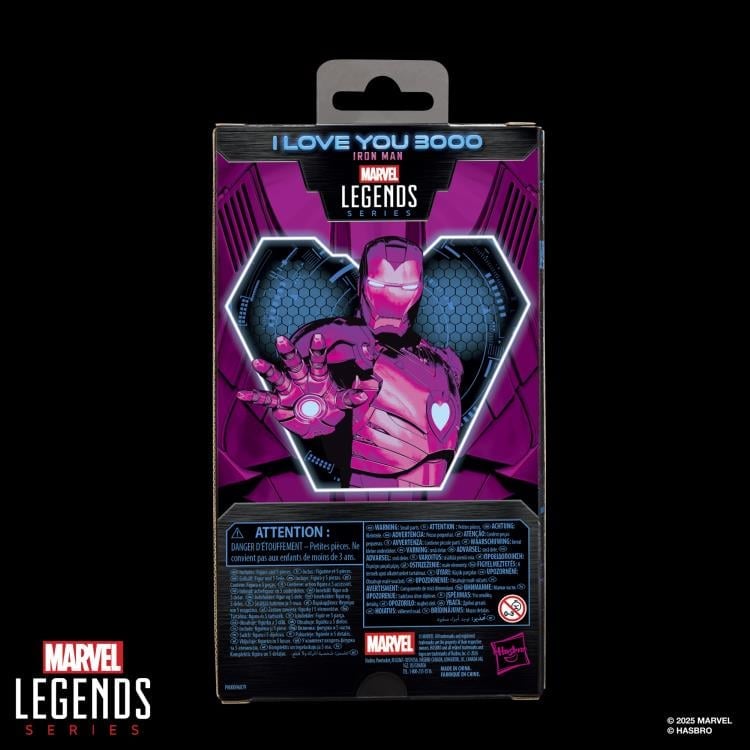 Hasbro Marvel Legends I Love You 3000 Iron Man (Pink) Action Figure - View 12