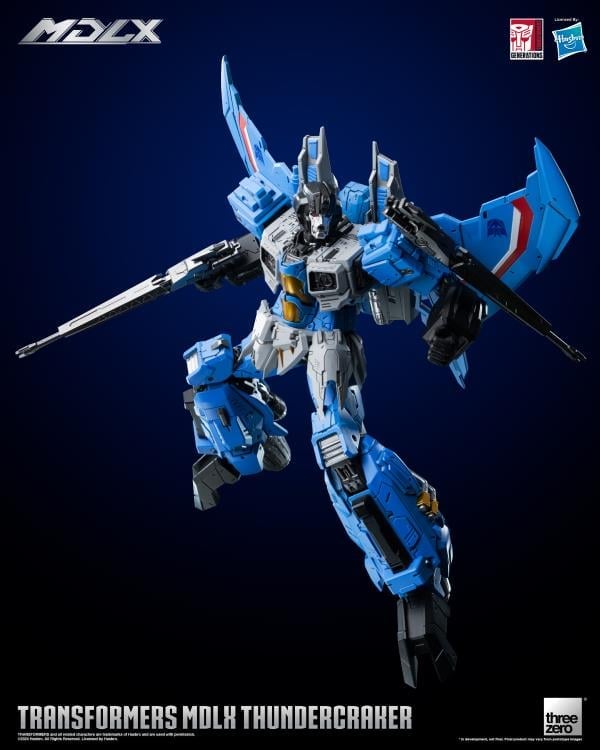 threezero Transformers MDLX Articulated Figure Series Thundercracker 7.8-Inch Action Figure - View 20