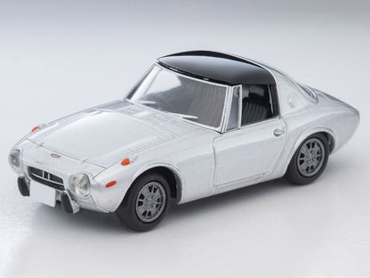 Tomytec Tomica Limited Vintage TLV-139c 1969 Toyota Sports 800 (Silver) with Custom Wheels 1/64 Scale Diecast Model - View 2