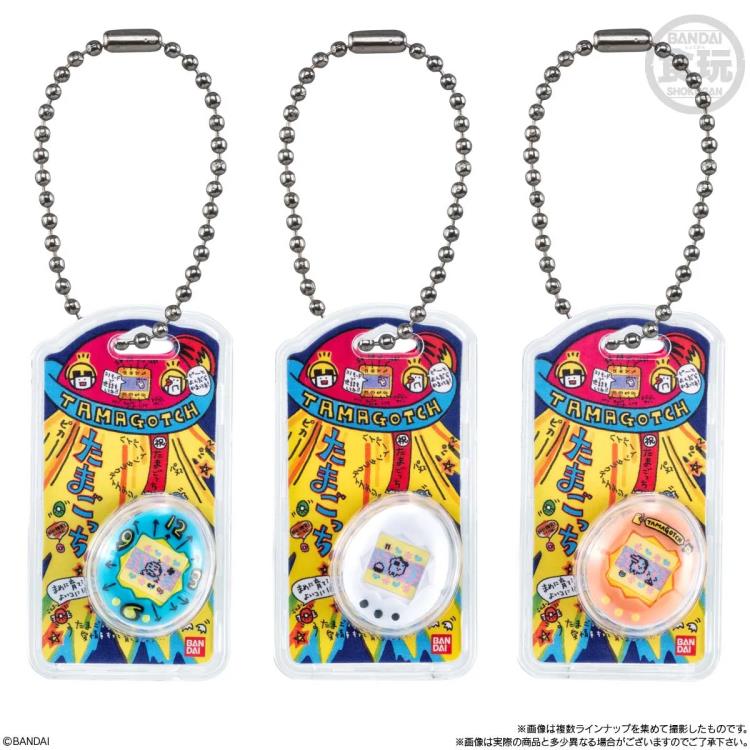 Bandai Tamagotchi Collection Wave 1 Box of 12 Random Plastic Mini Keychains - View 4