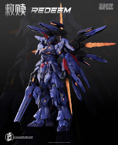 ZaoWorkshop Saint Armor Redeem 1/100 Scale Plastic Model Kit, 8.3-Inch - View 6