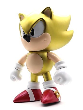 Electric Toys Sonic the Hedgehog SOFVIPS Super Sonic Metallic Color Ver. 7-Inch Soft Vinyl Figure