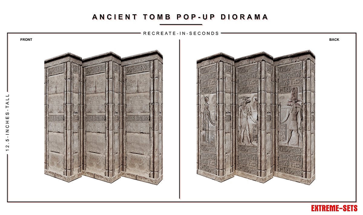 Extreme-Sets Ancient Tomb 1/12 Scale Pop-Up Diorama Multiverse Collection - View 9