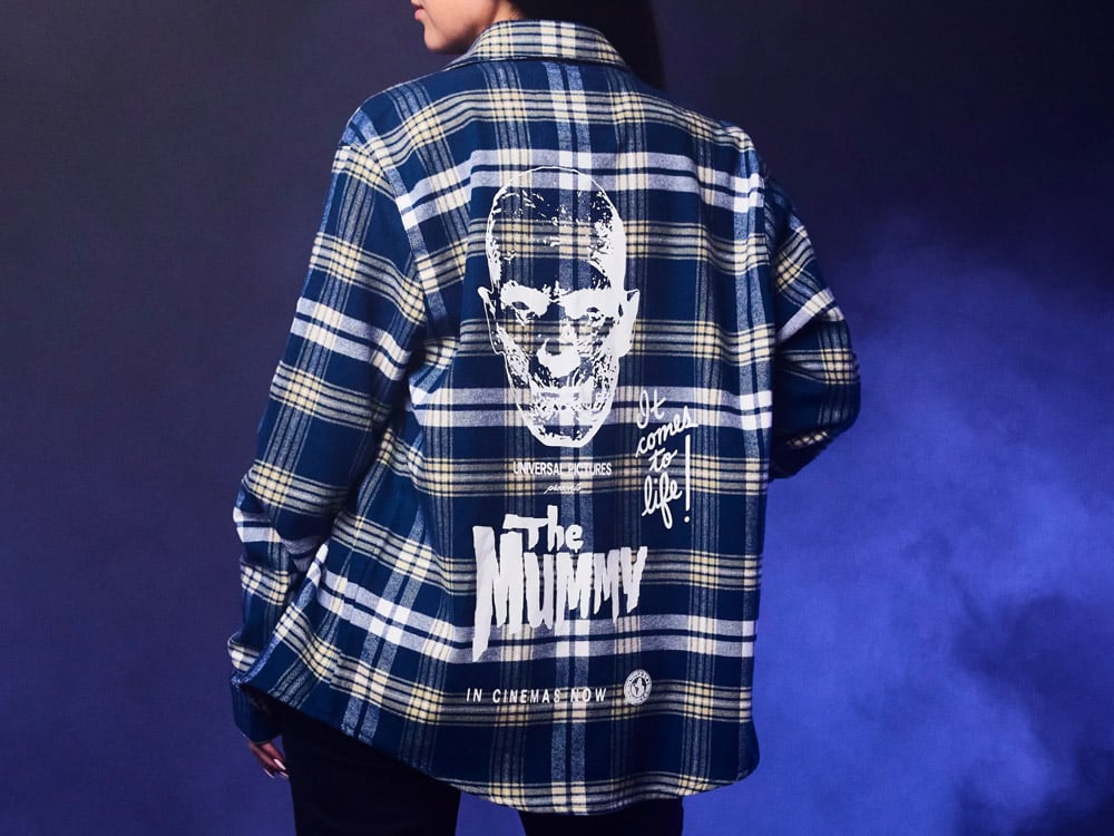 Cakeworthy Universal Monsters The Mummy Flannel Shirt - View 2