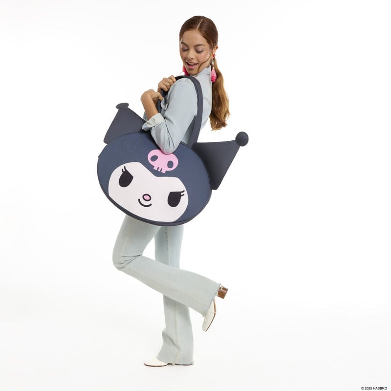 Loungefly Sanrio Kuromi Oversized Canvas Tote Bag, Character Print - View 5