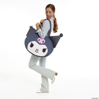 Loungefly Sanrio Kuromi Oversized Canvas Tote Bag, Character Print - View 5