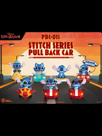 Beast Kingdom Disney Lilo & Stitch PBS-013 Stitch Box of 6 Random Pull Back Cars