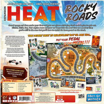 Days of Wonder Heat: Rocky Roads Expansion for Heat: Pedal to the Metal - View 4