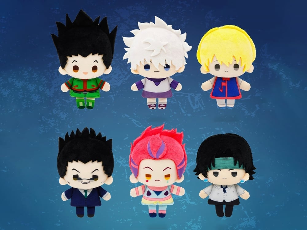 Nullset Hunter x Hunter Konzi Hanging Box of 6 Random 4-Inch Plushies - View 2