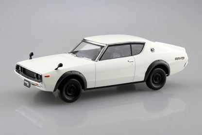 Aoshima Snap Kit No.24-WE Nissan C110 Skyline GT-R (White) 1/32 Scale Model Kit - View 3
