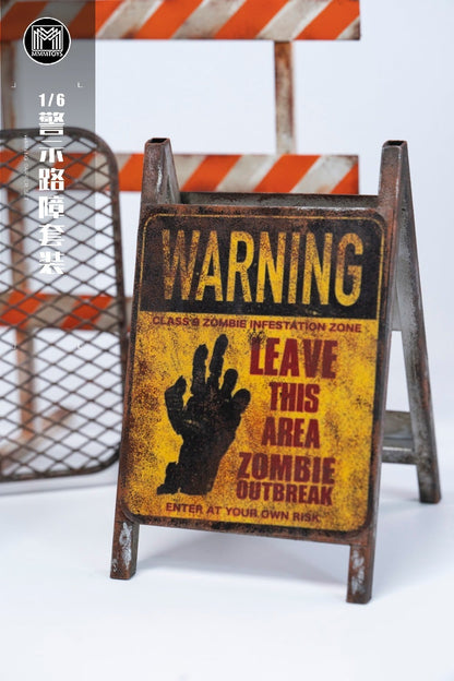 MMMToys Warning Barrier 1/6 Scale Metal Accessory Set for Sixth-Scale Figures - View 11