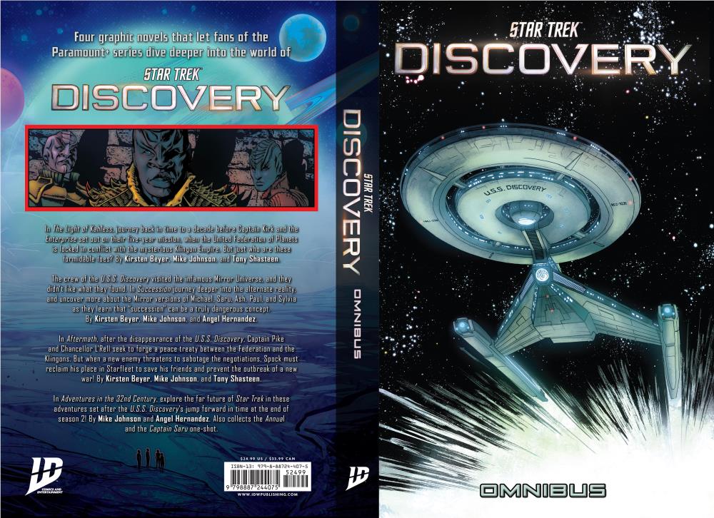 IDW Publishing Star Trek: Discovery Omnibus Collected Edition Book - View 3