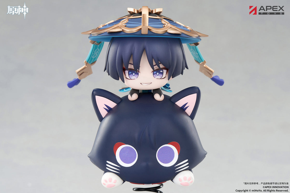 Apex Genshin Impact Happy Shake Wanderer Springy Chibi Figure 4-Inch - View 17