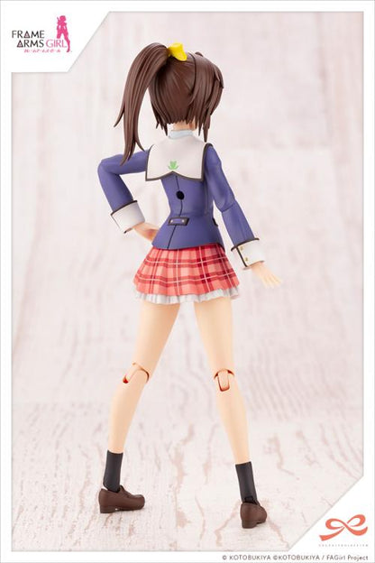 Kotobukiya Frame Arms Girl Sousai Shoujo Teien Ao Gennai Wakaba Girls' High School Winter Clothes 1/10 Scale Model Kit - View 4