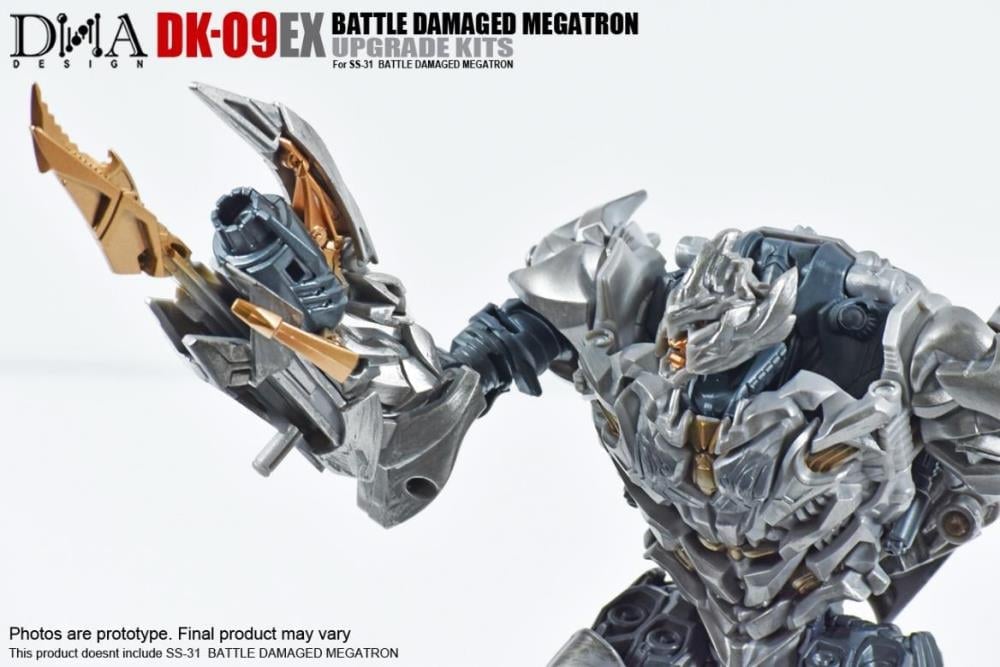 DNA Design DK-09EX Battle Damaged Upgrade Kit Plastic Model Accessory Set - View 5