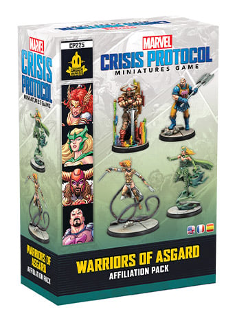 Atomic Mass Games Marvel: Crisis Protocol Warriors of Asgard Affiliation Pack Miniatures