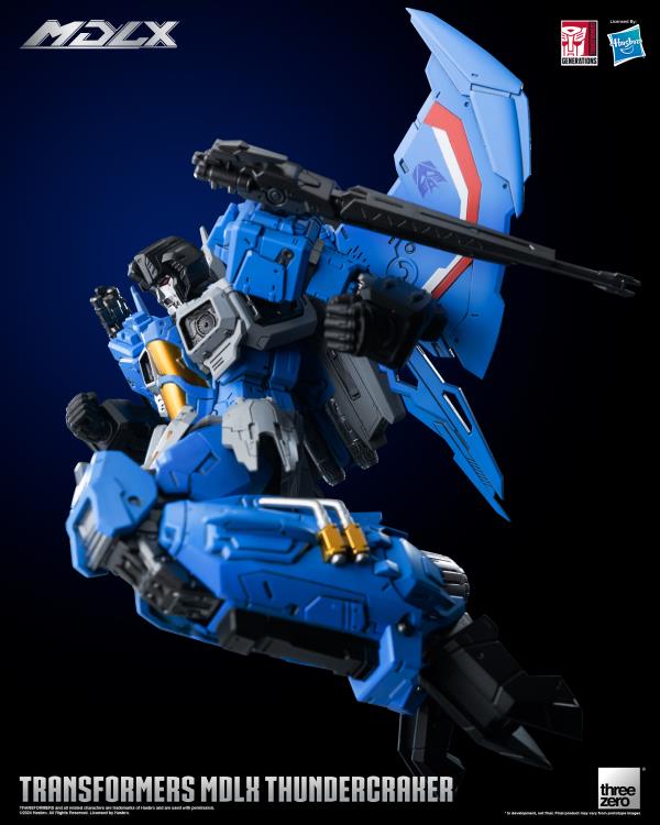 threezero Transformers MDLX Articulated Figure Series Thundercracker 7.8-Inch Action Figure - View 8