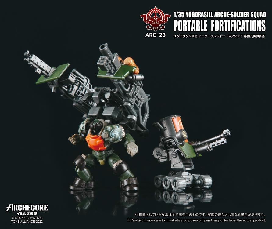 Toys Alliance Archecore ARC-23 Yggdrasill Arche-Soldier Squad Portable Fortifications Set - View 3