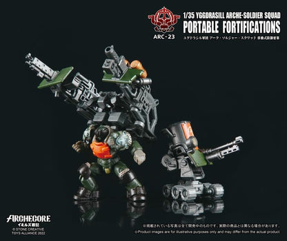 Toys Alliance Archecore ARC-23 Yggdrasill Arche-Soldier Squad Portable Fortifications Set - View 3
