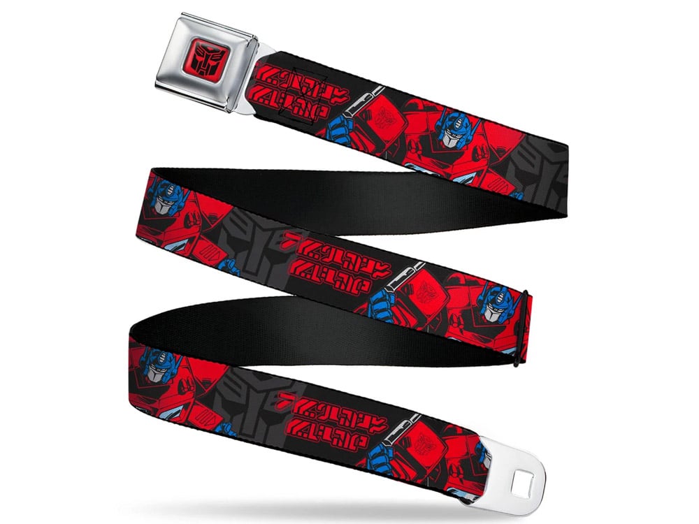 Buckle-Down Inc Transformers Optimus Prime Seatbelt Belt 1.5-Inch Wide - View 2