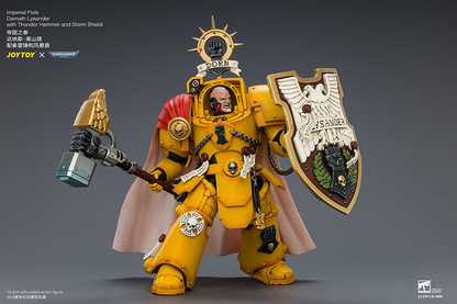 JoyToy Warhammer 40,000 Imperial Fists Darnath Lysander 1/18 Scale Plastic Action Figure 5.6-Inch - View 13