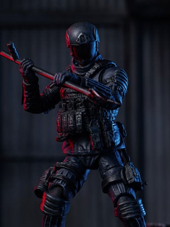 Hiya Toys The Walking Dead: The Ones Who Lived Exquisite Mini Series Civic Republic Military Soldier 1/18 Scale Action Figure