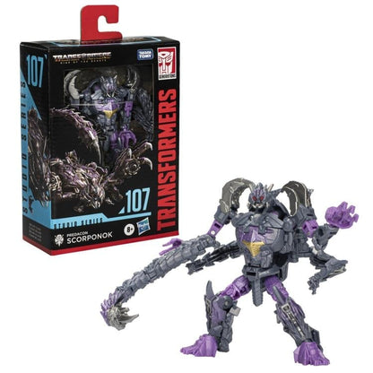 Hasbro Transformers Studio Series 107 Deluxe Class Predacon Scorponok Plastic Action Figure - View 5