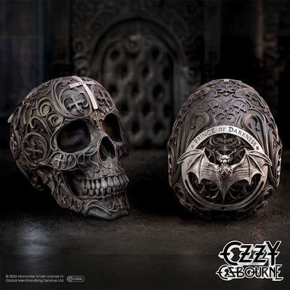 Nemesis Now Ozzy Osbourne Prince of Darkness Skull (5.8-Inch) - View 4