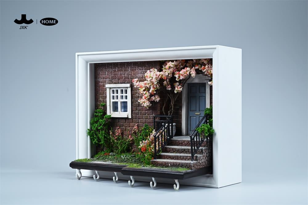 JxK.Studio Artistic Relief 3D Frame Key Holder, Resin Wall Collectible - View 6