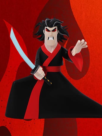 Mezco Toyz Samurai Jack 5 Points Deluxe Mad Jack Action Figure