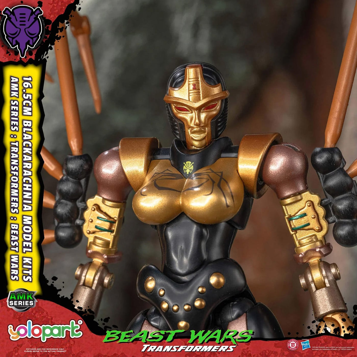 Yolopark Transformers: Beast Wars AMK Series Blackarachnia 6.5-Inch Model Kit - View 23