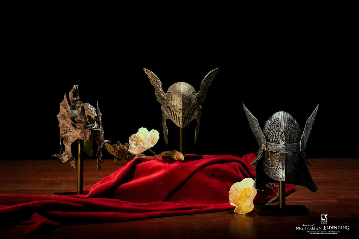 Pure Arts Elden Ring Trio Helmets 1/3 Scale Mini Replica Set (Malenia, Messmer, Wylder) - View 3