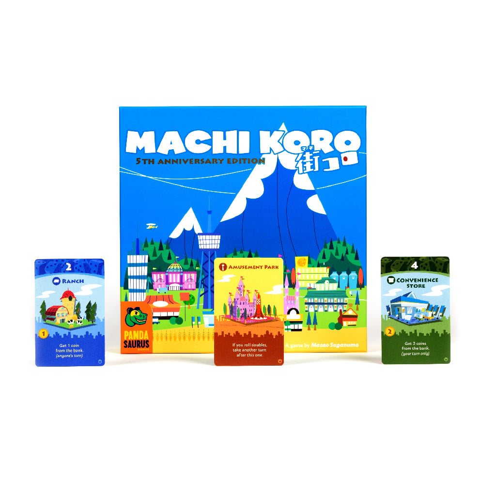 Pandasaurus Games Machi Koro 5th Anniversary Edition Board Game - View 6