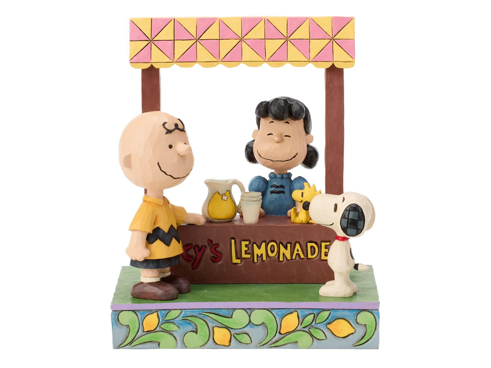 Enesco Peanuts Lucy's Lemonade Stand 5.91-Inch Resin Figurine by Jim Shore - View 2