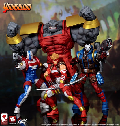 LooseCollector Rob Liefeld's Youngblood Badrock 1/12 Scale Action Figure, 9.5-Inch - View 11