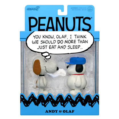 Super7 Peanuts ReAction Olaf and Andy Action Figure Two-Pack - View 8