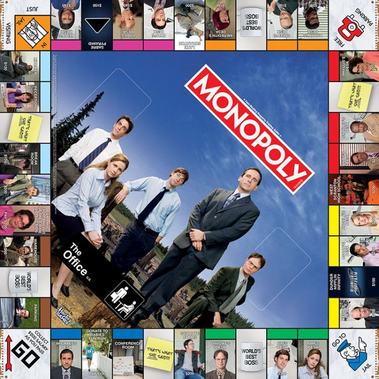 Hasbro Monopoly: The Office Property-Trading Board Game - View 6