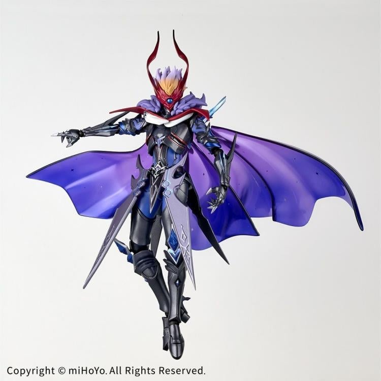 Kaiyodo Genshin Impact Amazing Yamaguchi Revoltech NR074 Tartaglia (Foul Legacy Ver.) 7-Inch Action Figure - View 3