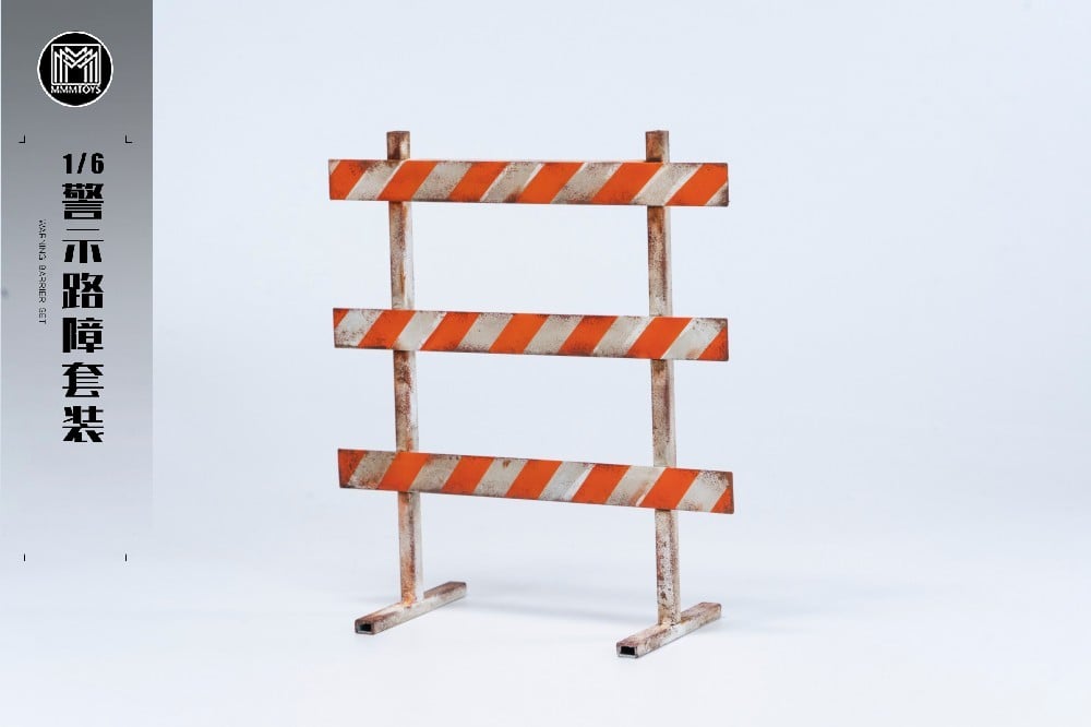 MMMToys Warning Barrier 1/6 Scale Metal Accessory Set for Sixth-Scale Figures - View 5